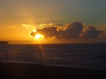 Couché de soleil sur Gillespies Beach (27/01)